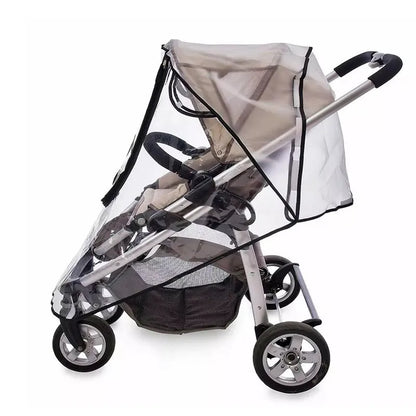 Premium EVA Stroller Rain Cover - Universal Fit, Breathable & Safe