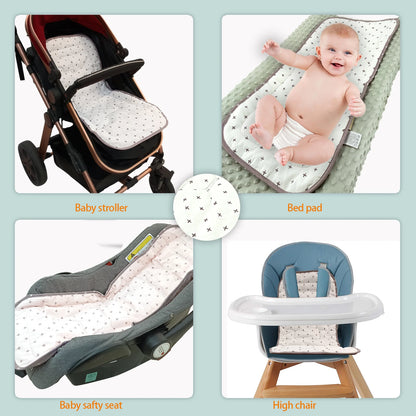 Premium Miracle Cotton Mat - Comfortable and Breathable Stroller Seat Cushion for Babies