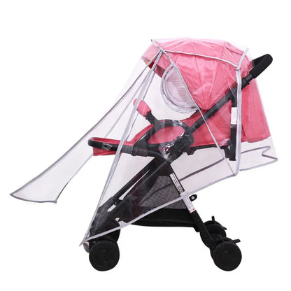 Premium EVA Stroller Rain Cover - Universal Fit, Breathable & Safe