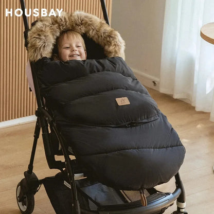 Cozy and Premium Winter Footmuff for Babies/Toddlers - Warm Stroller Sleeping Bag for Cold Weather