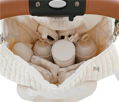 Korean-Inspired Newborn Diaper Bag and Wipes Organizer - Stylish Baby Essentials Storage