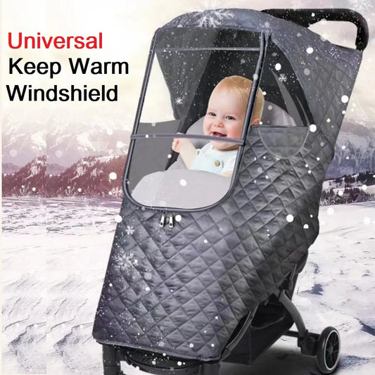 Universal Waterproof Winter Stroller Cover - Safe & Cozy